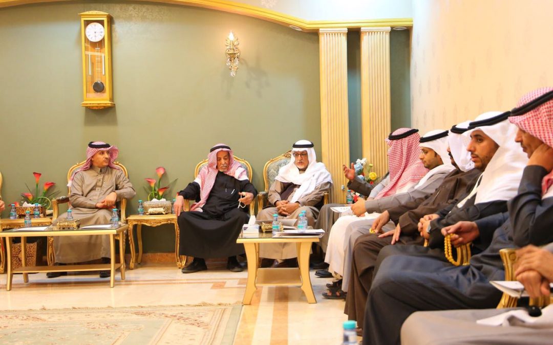 سعادة محافظ عنيزة في جلسة الاسبوعية يستضيف لجنة اصدقاء المرضى بعنيزة