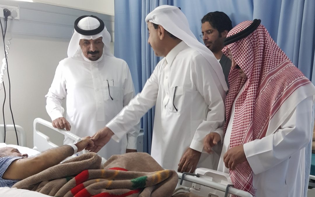 فريق زيارات أصدقاء المرضى بعنيزة اطمأنوا على صحة منومي مستشفى الملك سعود