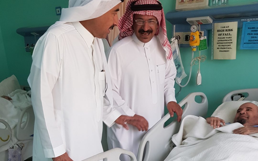 فريق الزيارات بأصدقاء المرضى بعنيزة إطمأنوا على صحة منومي مستشفى الشفاء