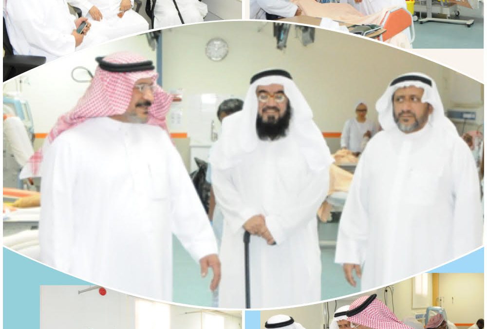 فريق دعم مرضى الفشل الكلوي بأصدقاء مرضى عنيزة تفقد مركز ديافرم لغسيل الكلى