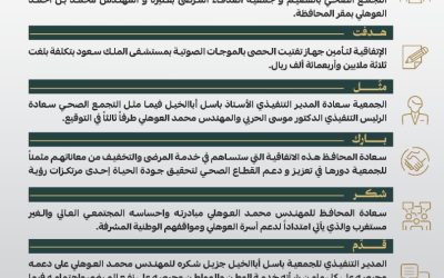 إتفاقية وحدة المهندس محمد العوهلي لتفتيت الحصى بين أصدقاء المرضى والتجمع الصحي